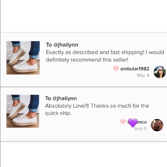 2x HP BEST IN BTQS White Espadrille sneaker - Picture 2 of 6